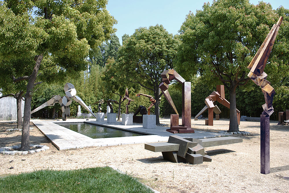 The Sculpture Garden at the studio